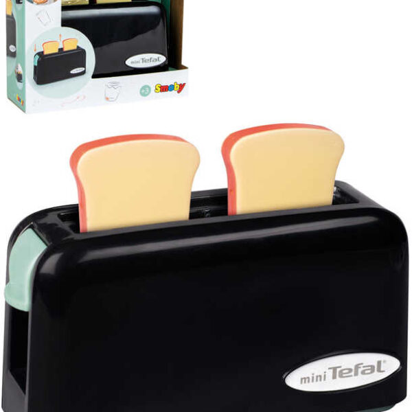 SMOBY Toaster Mini Tefal Express Kinderset Toaster + Toastbrot 2 Stück SMOBY Toaster Mini Tefal Express Kinderset Toaster + Toastbrot 2 Stück