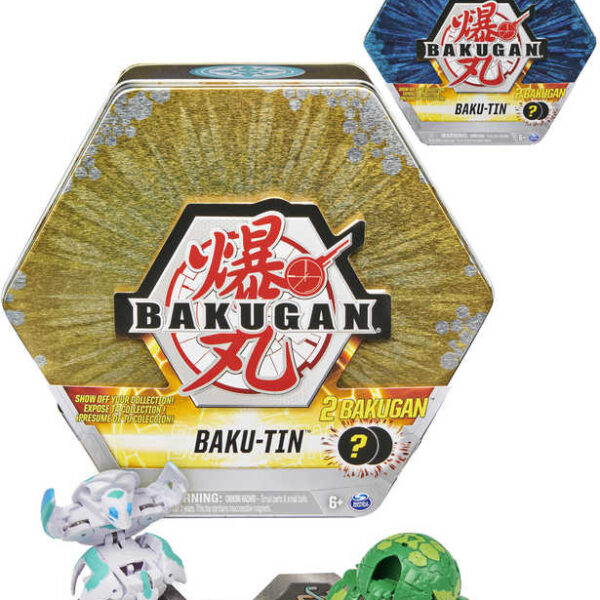 SPIN MASTER Blechbox mit exklusiven Bakugan s3 mit Zubehör 2 Typen SPIN MASTER Blechbox mit exklusiven Bakugan s3 mit Zubehör 2 Typen