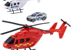Teamsterz Auto-Metallspielset mit Hubschrauber-Rettungseinheit 3 Typen Teamsterz Auto-Metallspielset mit Hubschrauber-Rettungseinheit 3 Typen