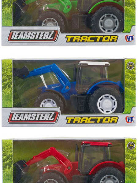 Teamsterz Traktor mit Frontlader 3 Farben im Karton Teamsterz Traktor mit Frontlader 3 Farben im Karton