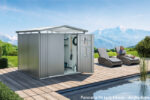 Biohort Gartenhaus PANORAMA P5, grau-quarzmetallic – Bild 3