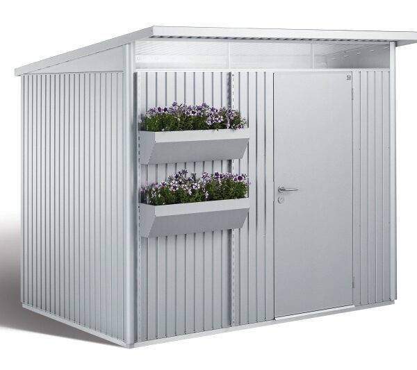 Biohort FloraBoard Blumenkästen silbermetallic (2er Pack) .