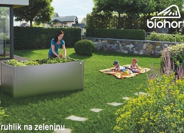 Biohort Hochbeetkasten 2 x 1 grau quarzmetallic .