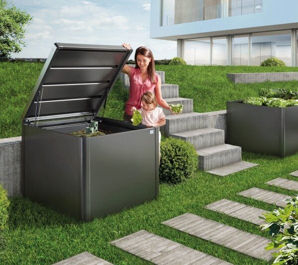 Biohort Komposter MonAmi dunkelgrau metallic .