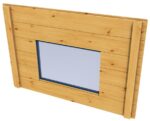Paneel mit zusätzlichem Fenster - Ersatz für Vollpaneele – Bild 2
