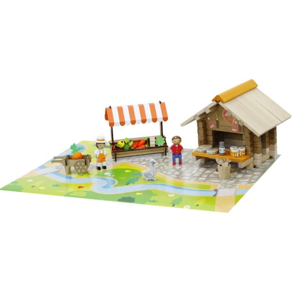 Jeujura Farmers Market Kit aus Holz .