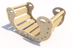 Mehrzweck Montessori Schaukel aus Holz .