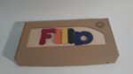 Holzhocker CUBS mit NAME FILIP farbig – Bild 4