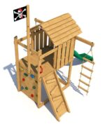 Spielplatz Monkey's Home Kleiner Pirat JOE mit roter Rutsche – Bild 2