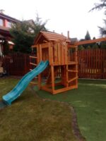 Spielplatz Monkey's Home Kleiner Pirat JOE mit roter Rutsche – Bild 13