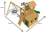 Spielplatz Monkey's Home Großer Pirat JOLLY rot – Bild 2