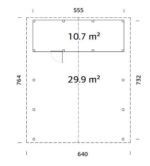 6 m2 mit Abstellraum .