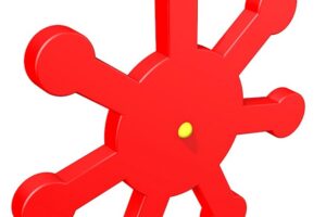 Lenker für öffentliche Spielplätze - HDPE .