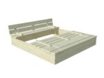 Sandkasten mit Deckel Sandy 16 – Bild 3