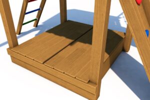 HOLZDECKEL für Sandkasten für Spielplatz Variant .