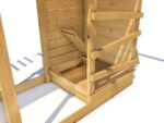 HOLZ-SANDBOOT zum Spielen Der große Pirat William und Jolly – Bild 2