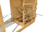 HOLZ-SANDBOOT zum Spielen Der große Pirat William und Jolly – Bild 4