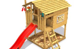 Kinderhaus Monkey's Home Chalet Pirat Silber .