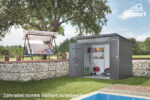 Biohort Gartenhaus AVANTGARDE A8, dunkelgrau metallic – Bild 8
