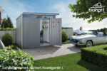 Biohort Gartenhaus AVANTGARDE A1, dunkelgrau metallic – Bild 5