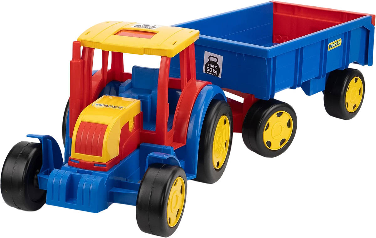 wader-gigant-traktor-s-vlekem-66100-na-pisek WADER GIGANT Traktor mit Zugmaschine 66100 für Sand WADER GIGANT Traktor mit Zugmaschine 66100 für Sand