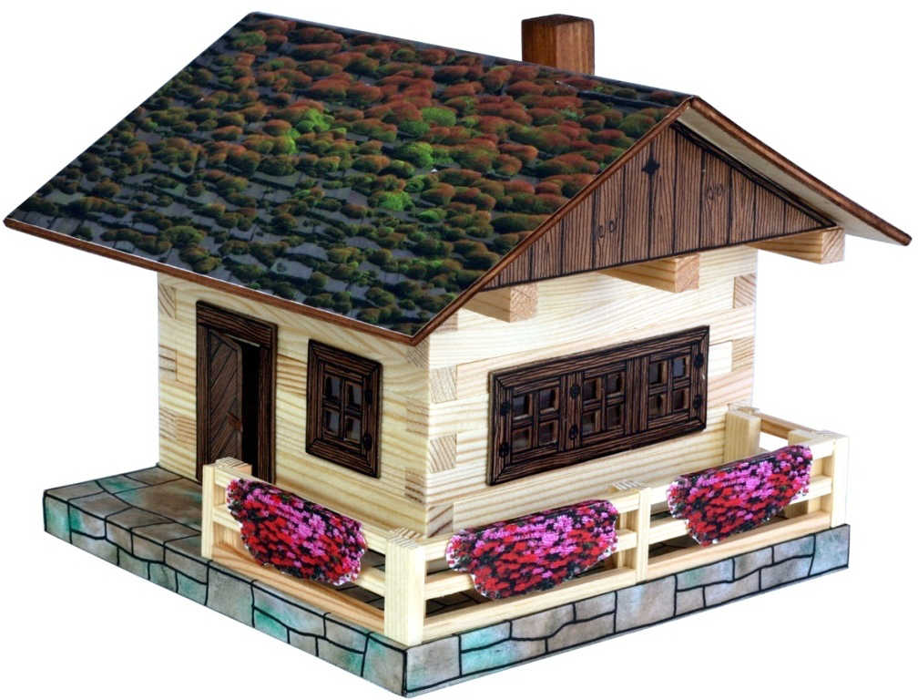 walachia-alpska-chata-w34-hobby-kit-drevena-stavebnice WALACHIA Almhütte W34 Hobby Bausatz WALACHIA Almhütte W34 Hobby Bausatz HOLZBAUEN
