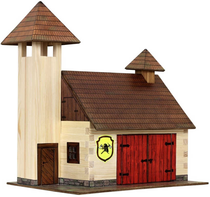walachia-hasicska-zbrojnice-w41-hobby-kit-drevena-stavebnice WALACHIA Feuerwehrhaus W41 Hobby Bausatz WALACHIA Feuerwehrhaus W41 Hobby Bausatz HOLZBAUEN