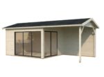 8 m2 mit Schiebetüren mit Doppelglas Gartenhaus Amanda 11