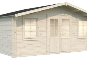 GARTENHAUS Klara 17 m2 504 x 380 cm Dicke: 28 mm