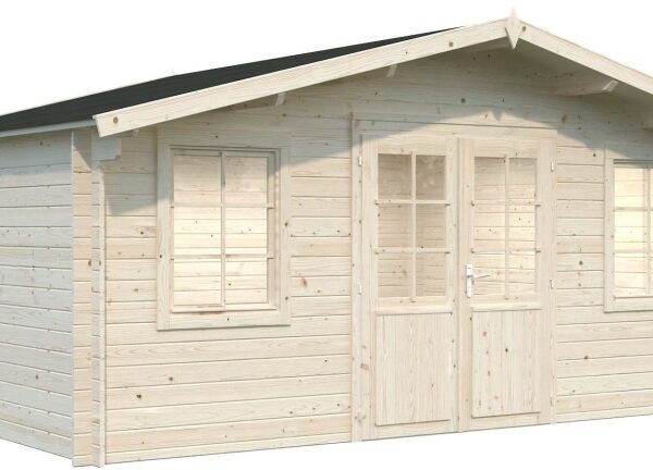 GARTENHAUS Klara 17 m2 504 x 380 cm Dicke: 28 mm