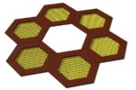 Boden-Trampolin HEXO - sechseckig 1,7 x 1,5 m – Bild 9