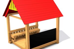 Affenpavillon - Sunny House - mit Halbpult Affenpavillon - Sunny House - mit Halbpult