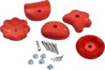 Klettersteine MEDIUM 5Stk/Packung. ROT .