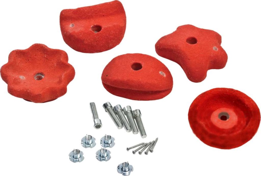 lezeci-kameny-medium-5ks-bal-cervene-p2120 Klettersteine MEDIUM 5Stk/Packung. ROT .