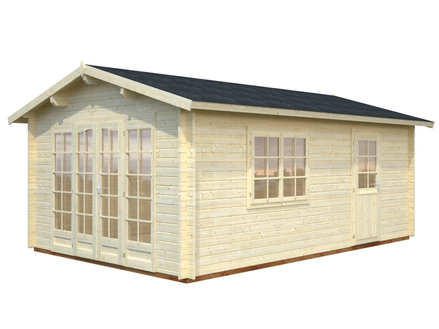 zahradni-domek-irene-19-m2-p3910 GARTENHAUS Irene 19 m2 (380cm x 570cm) 44mm dick