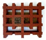 Gummistopfenplatte 1000x1000x65 rot – Bild 4