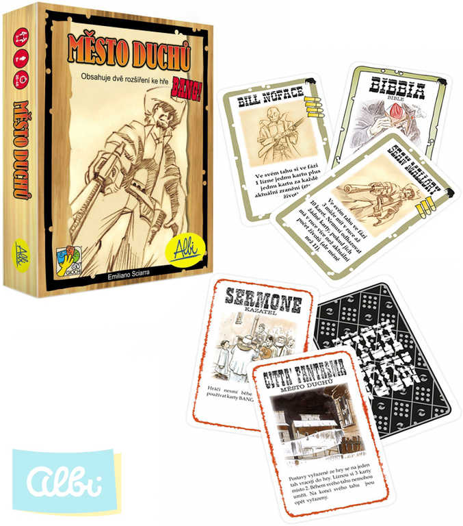 albi-hra-bang-mesto-duchu ALBI SPIEL Bang! Stadt der Geister