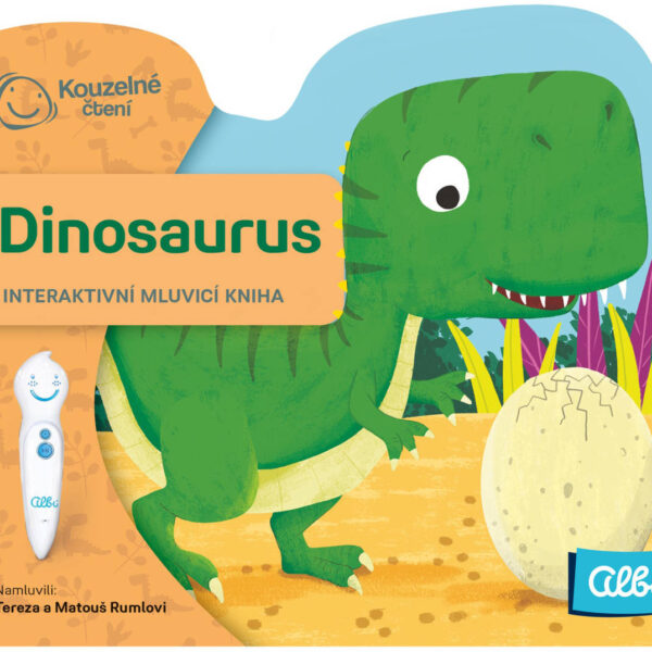 ALBI Magisches Lesen Interaktives Buch „Dinosaurier“ – Mini-Formbuch