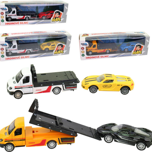 Auto-Abschleppdienst mit Rückzugsmotor – City Collection Set mit Spielzeugauto
