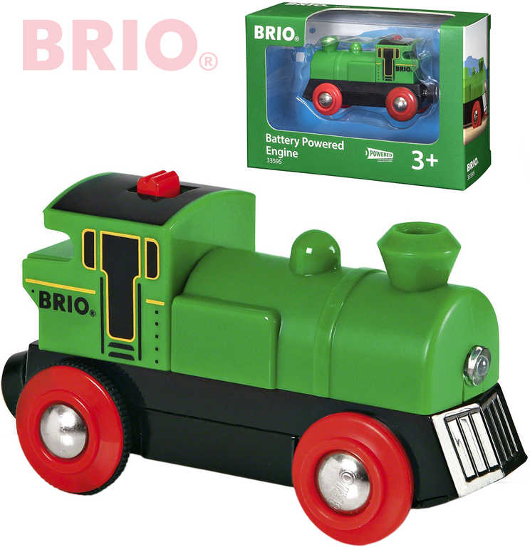 brio-drevo-lokomotiva-na-baterie-zelena-prislusenstvi-k-vlackodraze-svetlo BRIO HOLZ Batteriebetriebene Lokomotive