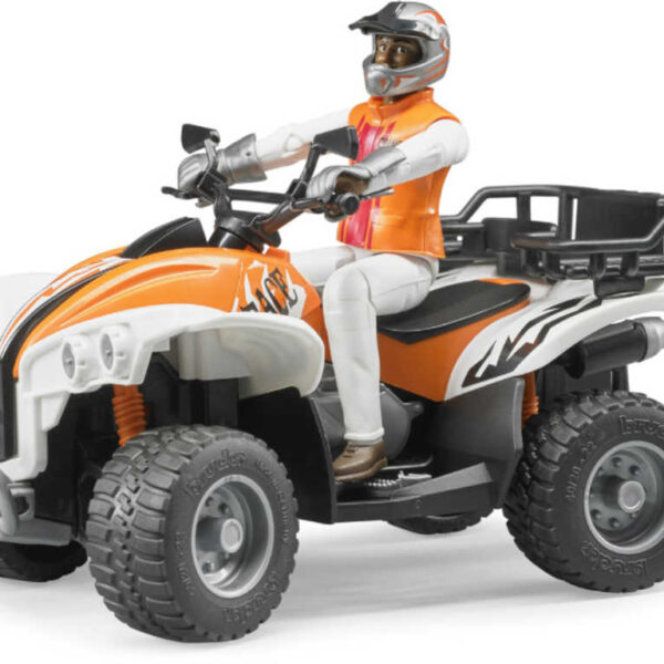 BRUDER 63000 Geländegängiges Quad mit Fahrer