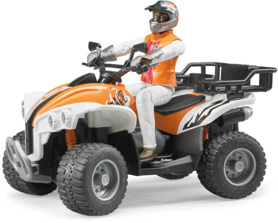 bruder-63000-auto-terenni-ctyrkolka-s-ridicem-model-1-16 BRUDER 63000 Geländegängiges Quad mit Fahrer