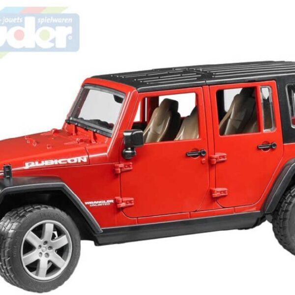 BRUDER Modellauto Jeep Wrangler rot 1:16 Kunststoff 02525 (2525)