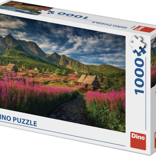 DINO Puzzle Gaseinicovo Tal 66 x 47 cm Fotopuzzle mit 1000 Teilen in einer Schachtel