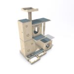 3-in-1-Kratzbaum-Haus Beky (links)