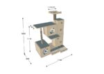 3-in-1-Kratzbaum-Haus Beky (links) – Bild 3