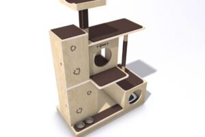 Kratzbaum-Haus 3-in-1 Grace (links)