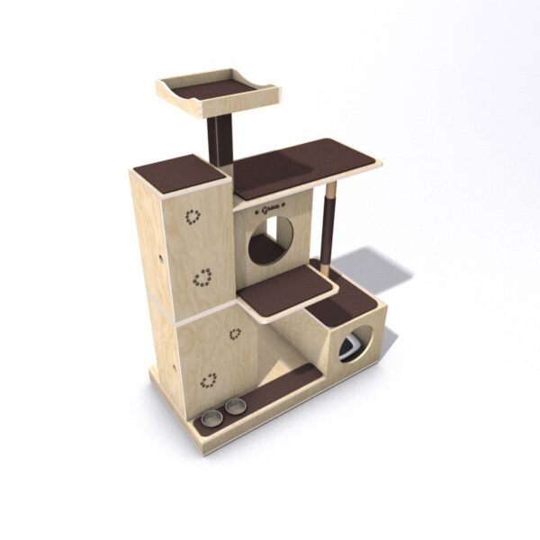 Kratzbaum-Haus 3-in-1 Grace (links)