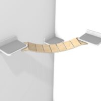 Holzbrücke als Ergänzung zum Kratzbaum 2