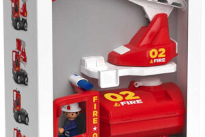 EFKO IGRÁČEK MultiGO FIRE Set 2+1 Igráček-Figur „Feuerwehrmann“ mit Auto